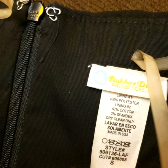 Rubber Ducky Productions Black Mini Dress Size S - Picture 6 of 7